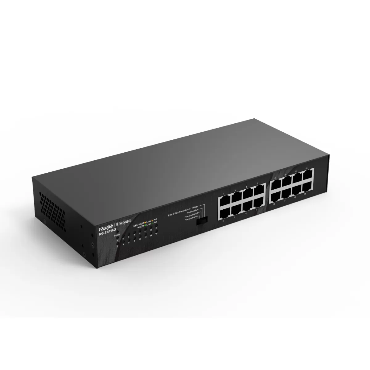Thiết bị chuyển mạch Mbps 16 cổng 10/100/1000 không PoE RG-ES116G