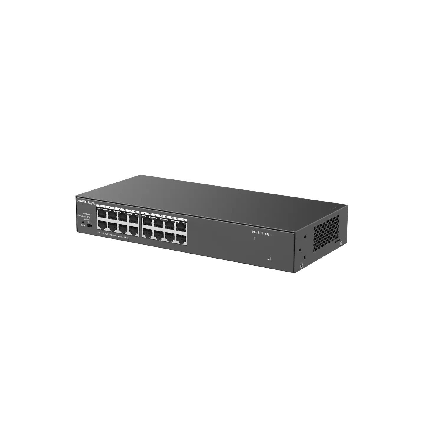 Thiết bị chuyển mạch Mbps 16 cổng 10/100/1000 không quản lý được không PoE RG-ES116G-L