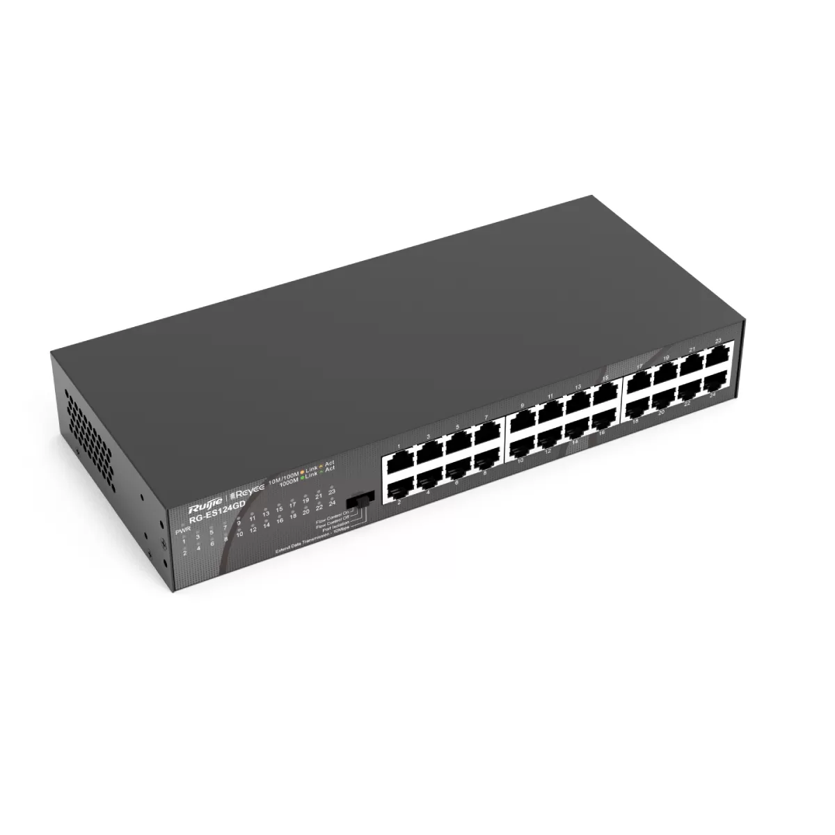 Thiết bị chuyển mạch Mbps 24 cổng 10/100/1000 không được quản lý RG-ES124GD