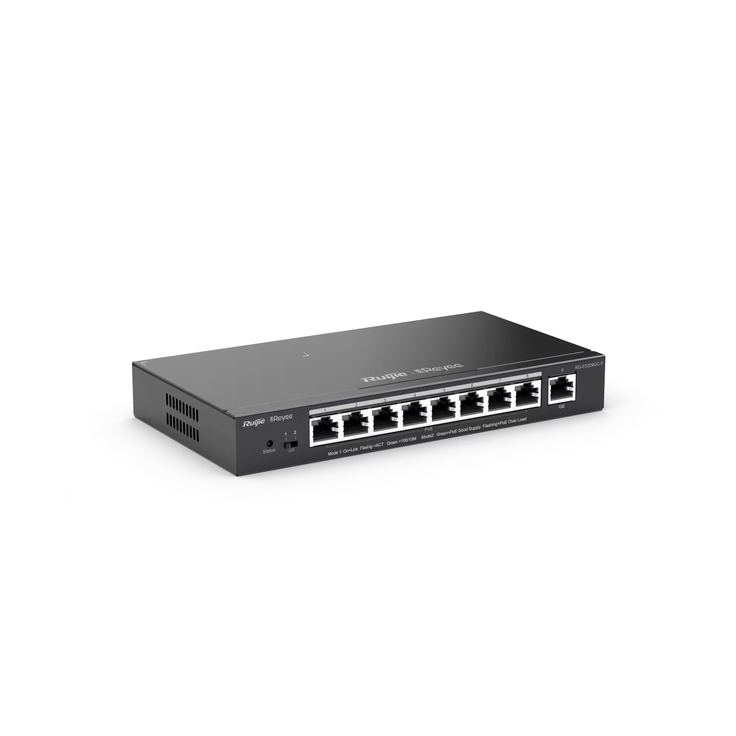 Thiết bị chuyển mạch Gigabit thông minh 9 cổng PoE được quản lý trên đám mây RG-ES209GC-P
